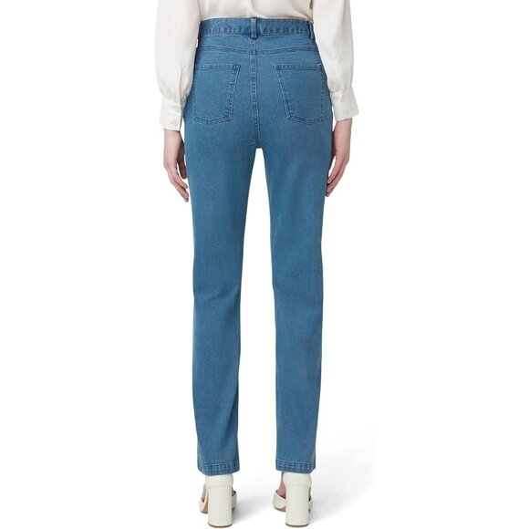 Hue U24400 Floral Emma Baby Bootcut Denim Jeans - Picture 3 of 6